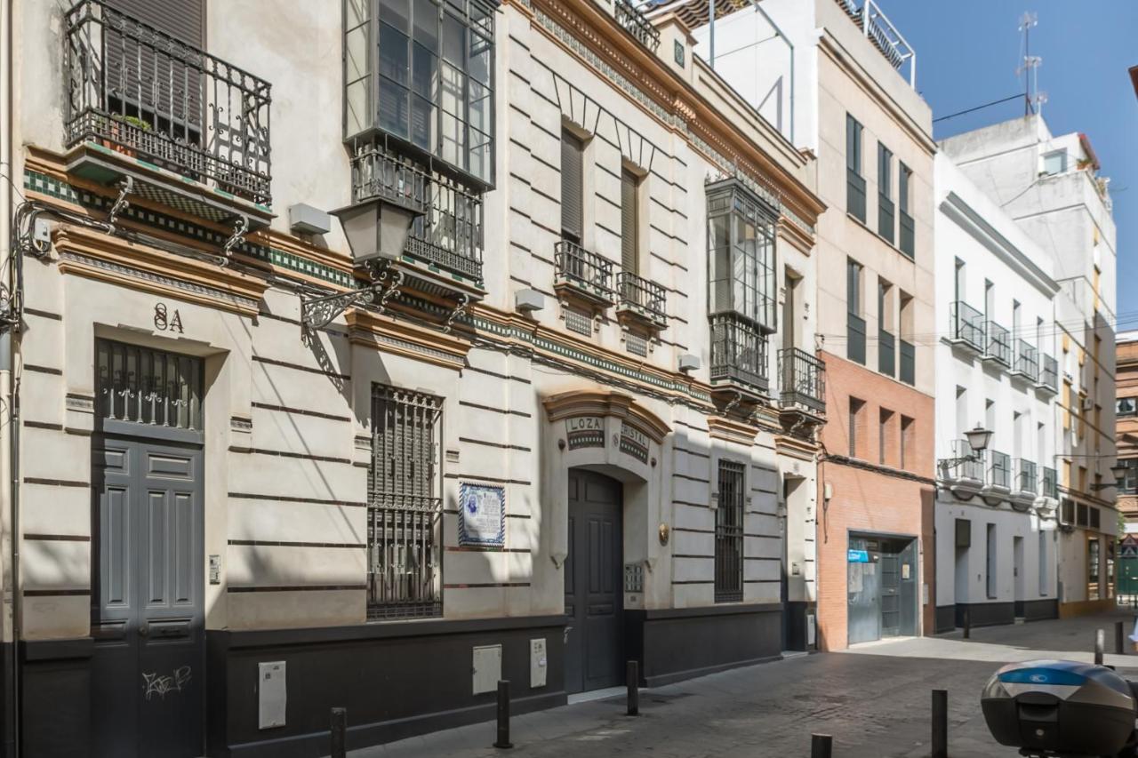 Apartamento Triana Deluxe Con Patio Privado Sevilla Exterior foto