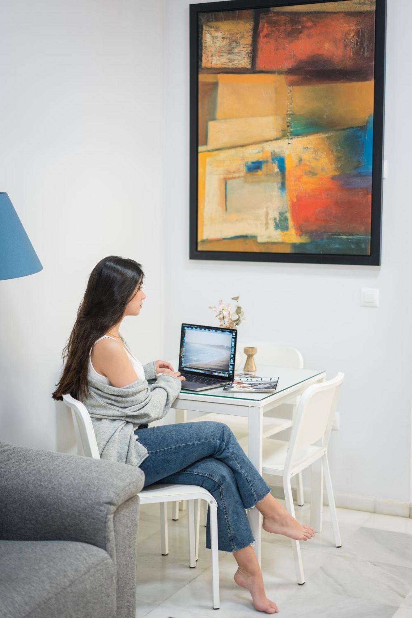Apartamento Triana Deluxe Con Patio Privado Sevilla Exterior foto